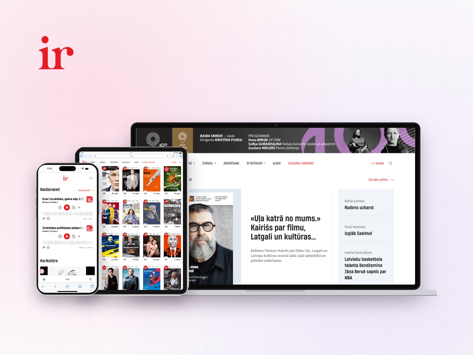 Ir.lv — portal, smart paywall, subscription sales, AI solutions