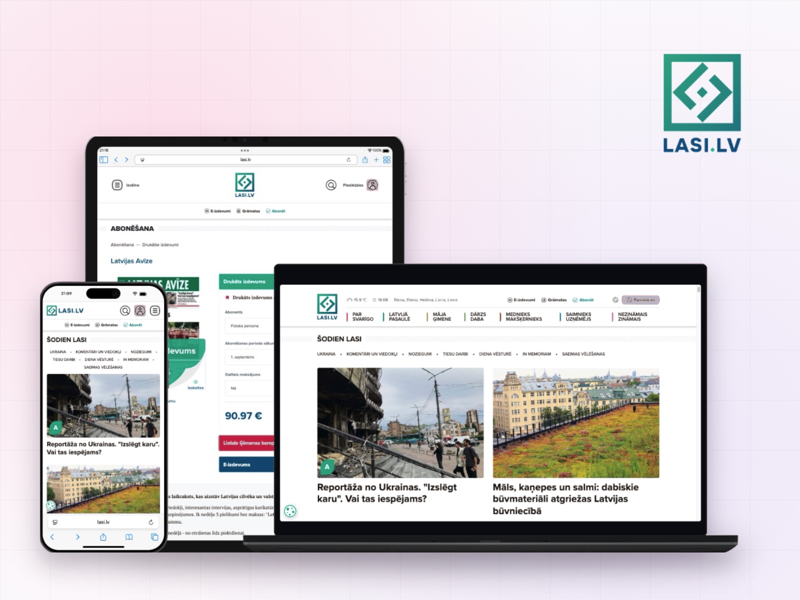 Lasi.lv — digital transformation project