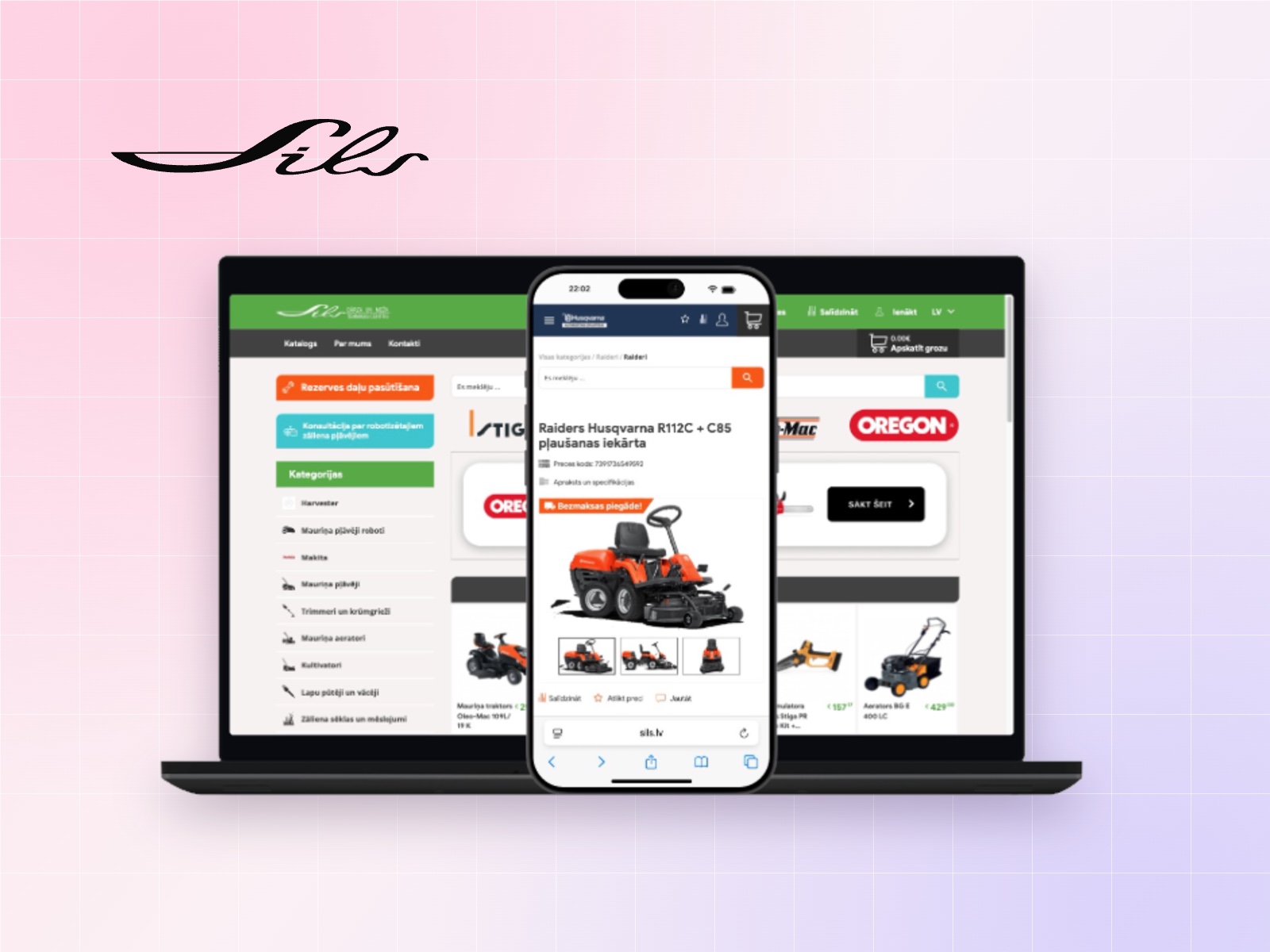 Sils — B2C e-shop, PIM and B2B platform